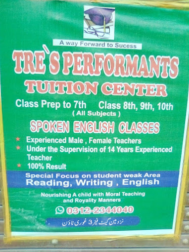 Tresperformant's Tution center and Academy Logo